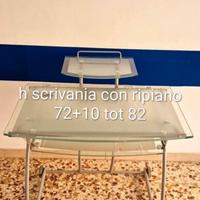 Scrivania in vetro