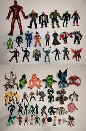 Lotto giochi personaggi Marvel Dc Comics