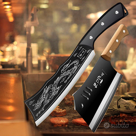 Set 2 Coltelli Multifunzione da cucina tritatutto