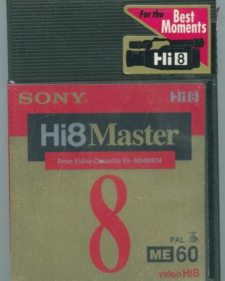 Videocassetta Sony HI8 Master