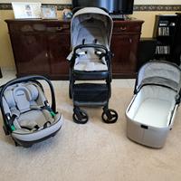 Foppapedretti passeggino trio tic toc grigio