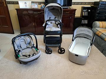 Foppapedretti passeggino trio tic toc grigio