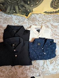 Camicie H e M lotto da 4 capi