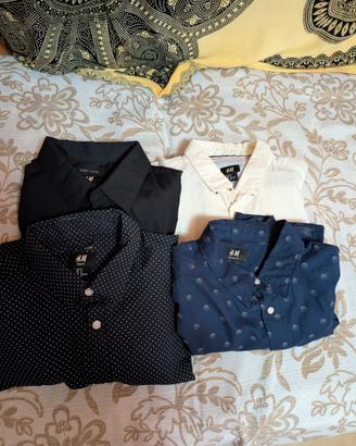 Camicie H e M lotto da 4 capi