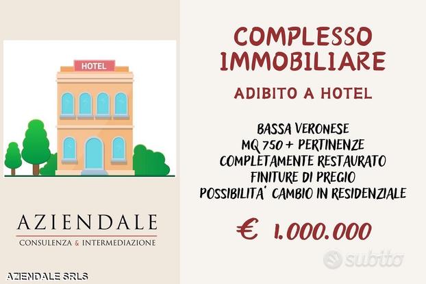 Immobile di pregio bassa veronese adibito a hotel