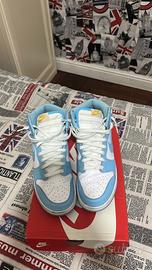Nike Dunk High azzurre e bianche 42