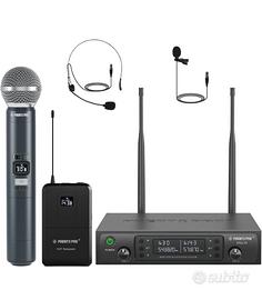 Sistema microfono professionale wireless