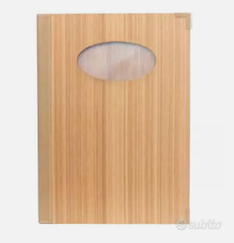 Porta Menu Carta Vini Legno A4 Lotto 6 pezzi Secur