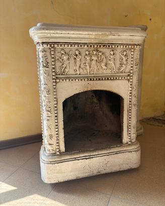 STUFA FELICI in terracotta/maiolica smaltata