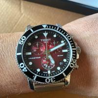 Orologio tissot seastar t120.417 red dial