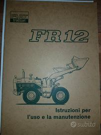 Trattore fiat fr12 istruzioni uso manutenzione