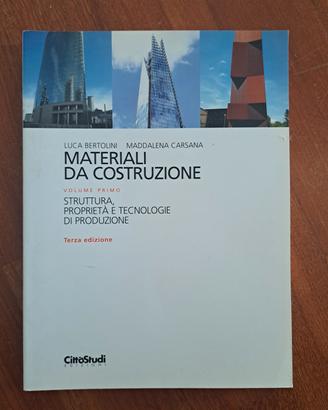 Libro Materiali da costruzione 