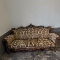 divano con poltrone vintage Barocco Veneziano