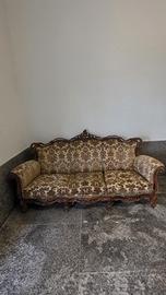 divano con poltrone vintage Barocco Veneziano