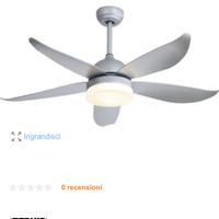 ventilatore soffitto, luce con telecomando