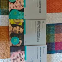 Libri esercitazioni diritto civile, penale e amm.