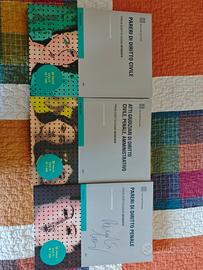 Libri esercitazioni diritto civile, penale e amm.