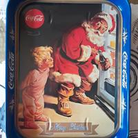 Vassoio natalizio vintage - coca cola