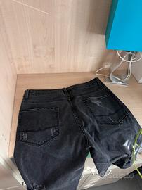 Pantaloncini ASOS denim nero slavato W32
