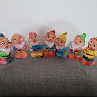 Sette nani con suono anni 60  Rubbertoys e Troll 