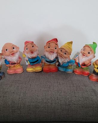 Sette nani con suono anni 60  Rubbertoys e Troll 