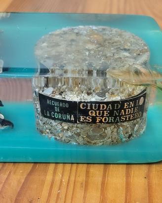 Souvenir Marino in resina "Recuerdo de la coruña"