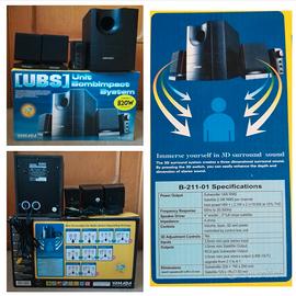 Casse audio pc + subwoofer