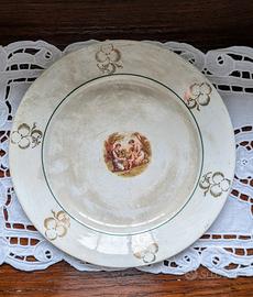 Antico piatto Società ceramica lombarda - Angelica