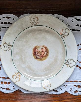 Antico piatto Società ceramica lombarda - Angelica