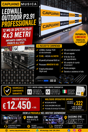 LEDWALL12 MQ P. 3.91 OUTDOOR PANNELLI 50X50