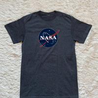 T-shirt Nasa grigia  a maniche corte