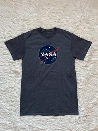 T-shirt Nasa grigia  a maniche corte