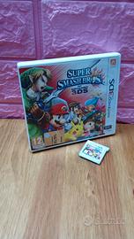 Super smash Bros 3ds Nintendo 3ds con custodia