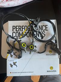 Freni Magura MT8 SL completi con leve HC3