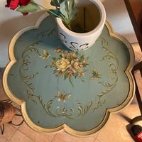 Tavolino Guéridon Shabby Chic