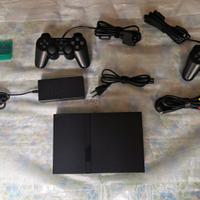 Play Station 2 Slim con accessori e giochi