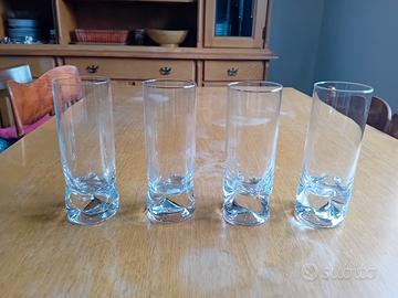 4 bicchieri vintage