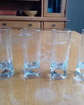 4 bicchieri vintage