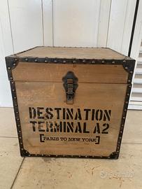 Baule / Cassapanca Vintage in Legno