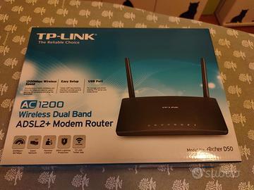 Modem Router TP-LINK AC 1200 Archer D50 Wifi ADSL2