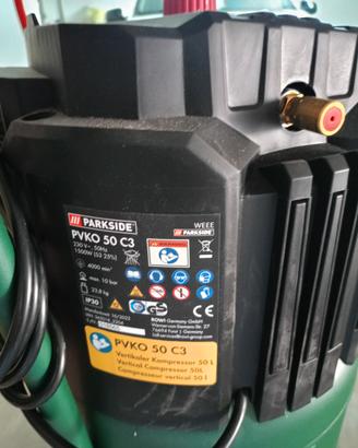 Compressore Aria 50L Parkside
