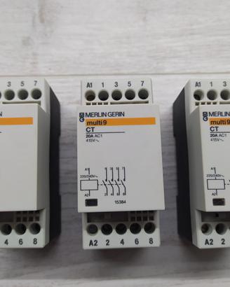 Teleruttori merlin gerin multi 9 serie ct 20A
