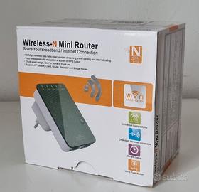 AMPLIFICATORE RIPETITORE SEGNALE WIFI WIRELESS N 