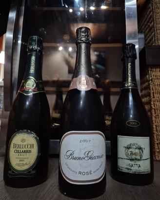 LOTTO VINTAGE FRANCIACORTA. Bottiglie rarissime