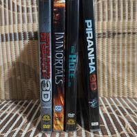 DVD 3D Hole immortals piranha San Valentino di