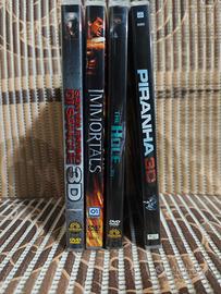 DVD 3D Hole immortals piranha San Valentino di