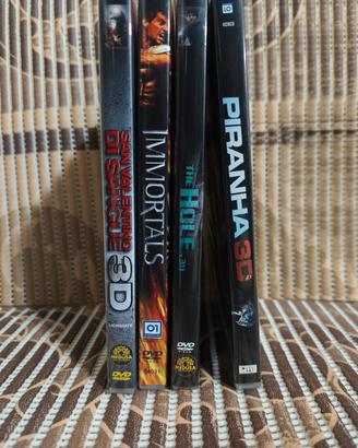 DVD 3D Hole immortals piranha San Valentino di