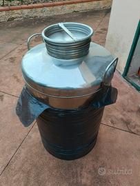 contenitore inox olio o vino