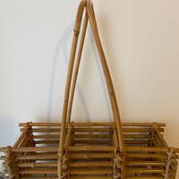 Cesto bambu vintage anni 60