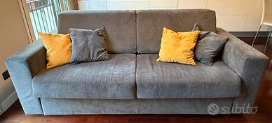 Divano letto grigio Rima